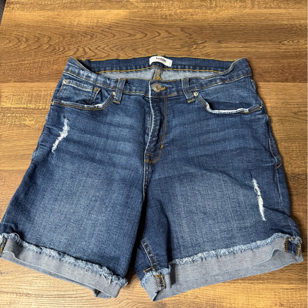 Kensie Blue Jean Shorts for Women